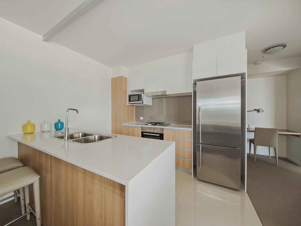 Link Portside Wharf Apartment Hotel Brisbane Zimmer foto