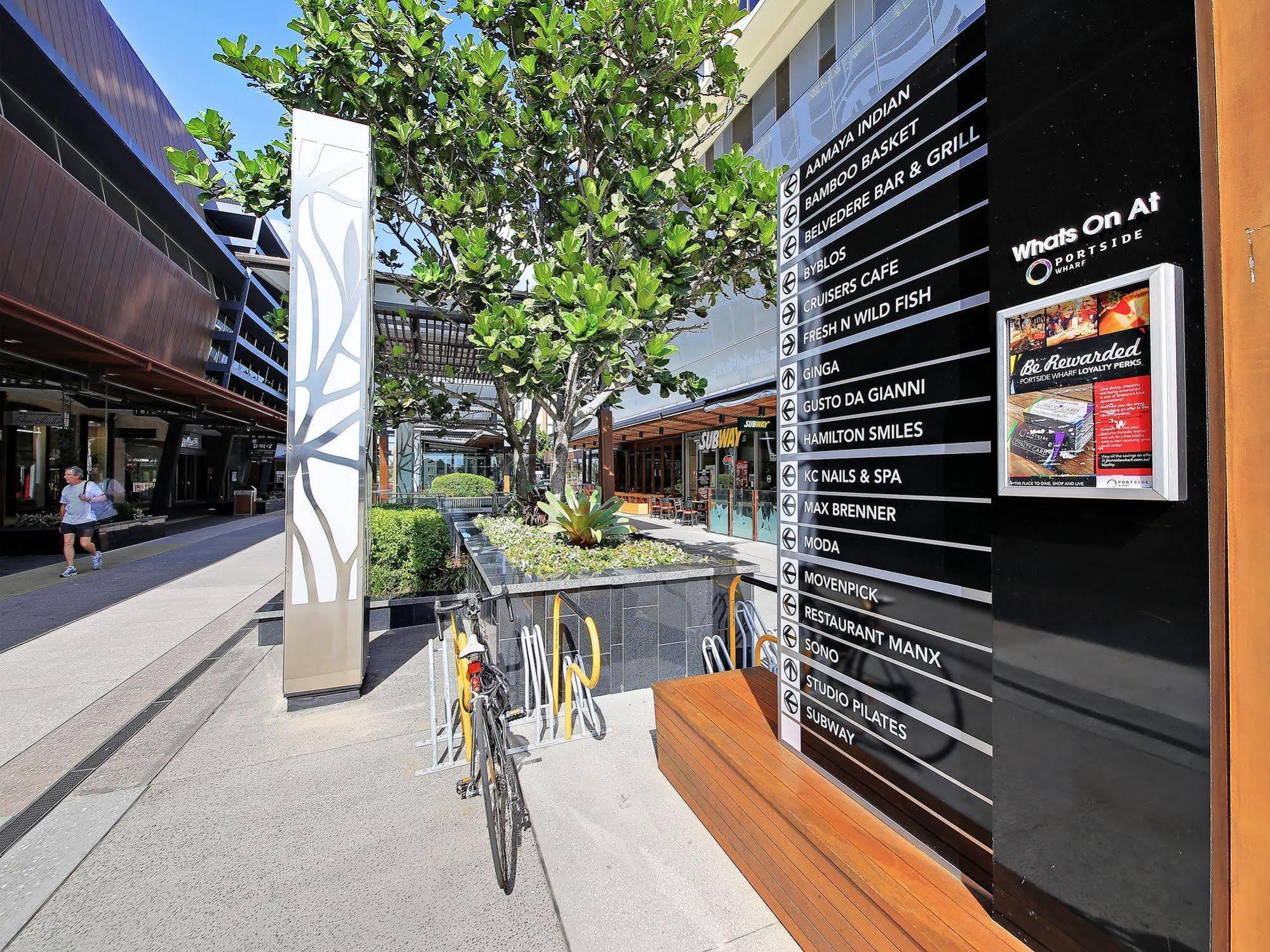 Link Portside Wharf Apartment Hotel Brisbane Exterior foto
